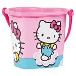 Secchiello da spiaggia Hello Kitty a forma di cuore &oslash; 19 cm
