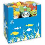 Display assortito con <br> 12 set mare Buby Beach <br> &oslash; 13 cm