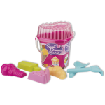 Set mare con secchiello cuore e formine dolci <br> &oslash; 19 cm
