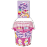 Set mare con secchiello cuore e formine dolci <br> &oslash; 19 cm - immagine 2