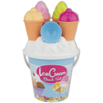 Set mare con secchiello e coni gelato <br> &oslash; 17 cm - immagine 2