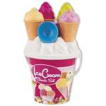 Set mare con secchiello e coni gelato <br> &oslash; 17 cm - immagine 3
