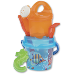 Set mare con secchiello trasparete colorato <br> &oslash; 13 cm - immagine 2