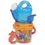 Set mare con secchiello trasparete colorato <br> &oslash; 13 cm - immagine 3