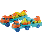 Car transporter truck with assortment of Mini Workers