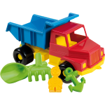 Camion piccolo con accessori per la spiaggia