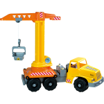 Camion gigante con gru