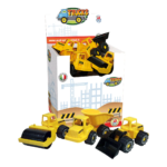 Display con 12 veicoli Little Trucks con cabina tampografata