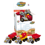 Display con 9 veicoli Smart Trucks assortiti