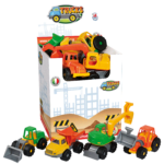 Display with 12 assorted Power Worker 2000 vehicles - Image 2