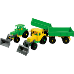 Tractor with shovel and trailer - Image 2