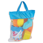 Borsa rete con set gioco sabbia - immagine 3
