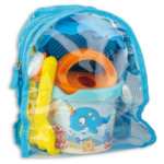 Zaino con set gioco sabbia &oslash; 13 cm - immagine 3