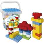 Large bucket with colored bricks - Image 3