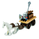 Medieval knight chariot