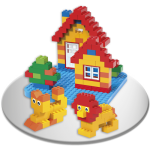 Superior bucket with colored Blox bricks